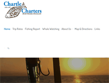 Tablet Screenshot of chartlecharters.com